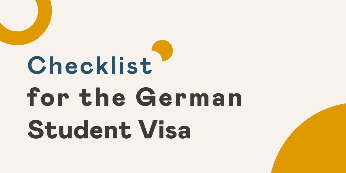 The Ultimate German Student Visa Checklist